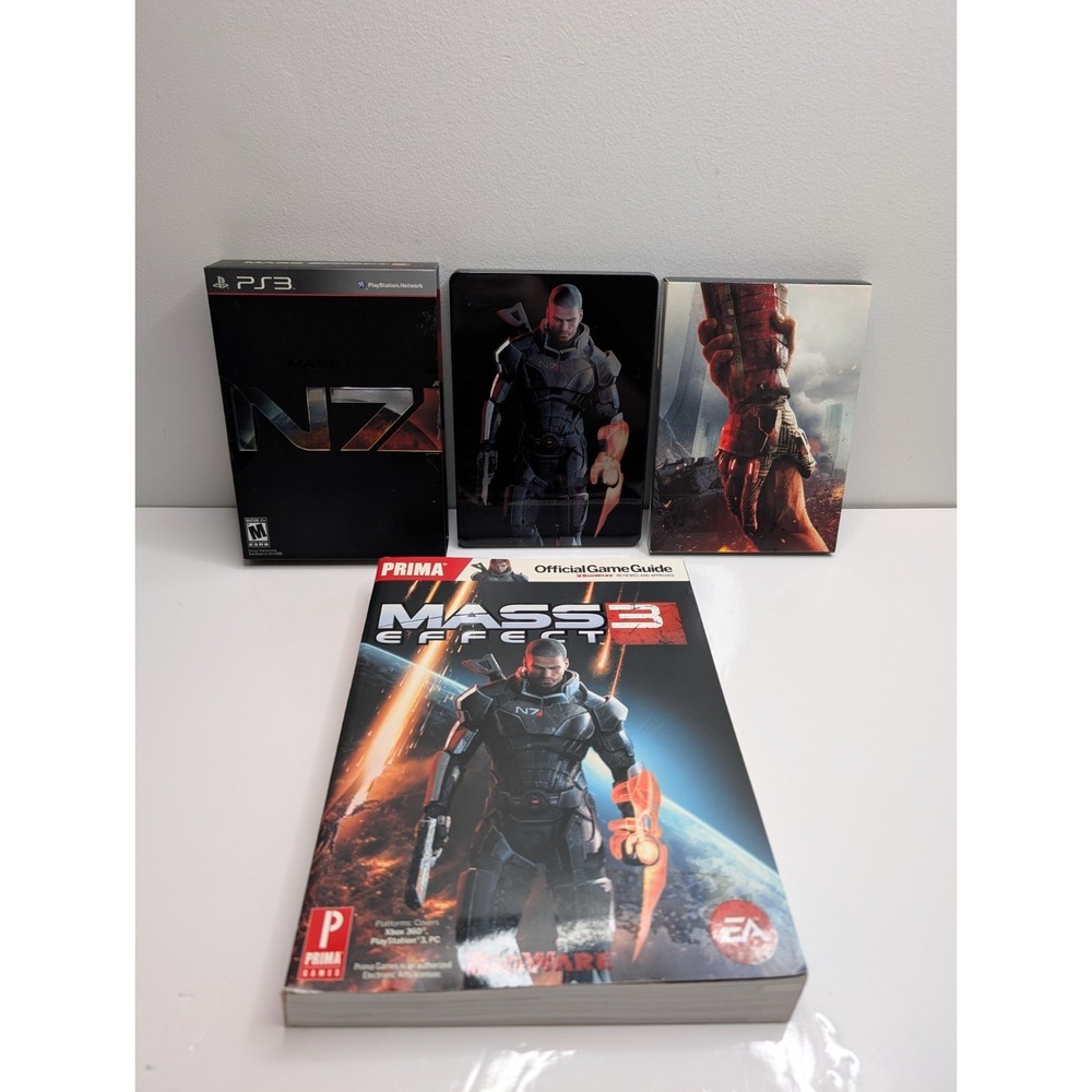 EA Mass Effect 3 N7 Collector Edition & Prima Official Guide Bundle
